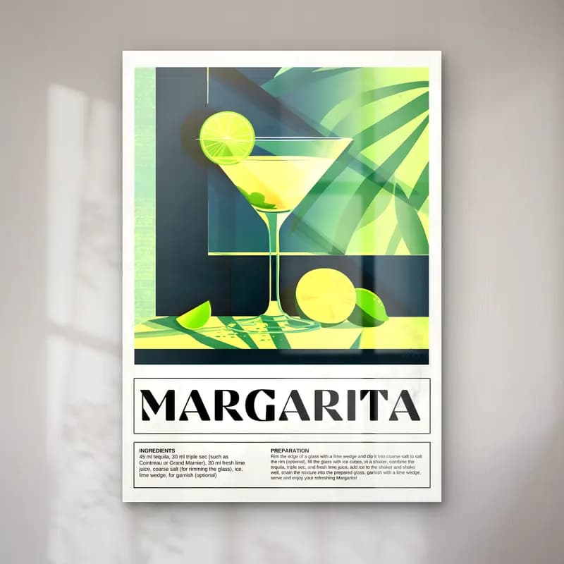 Vintage Poster Kokteyl No. 16 cam tablo — Vintage Poster Kokteyl No. 16 — vintage poster kokteyl