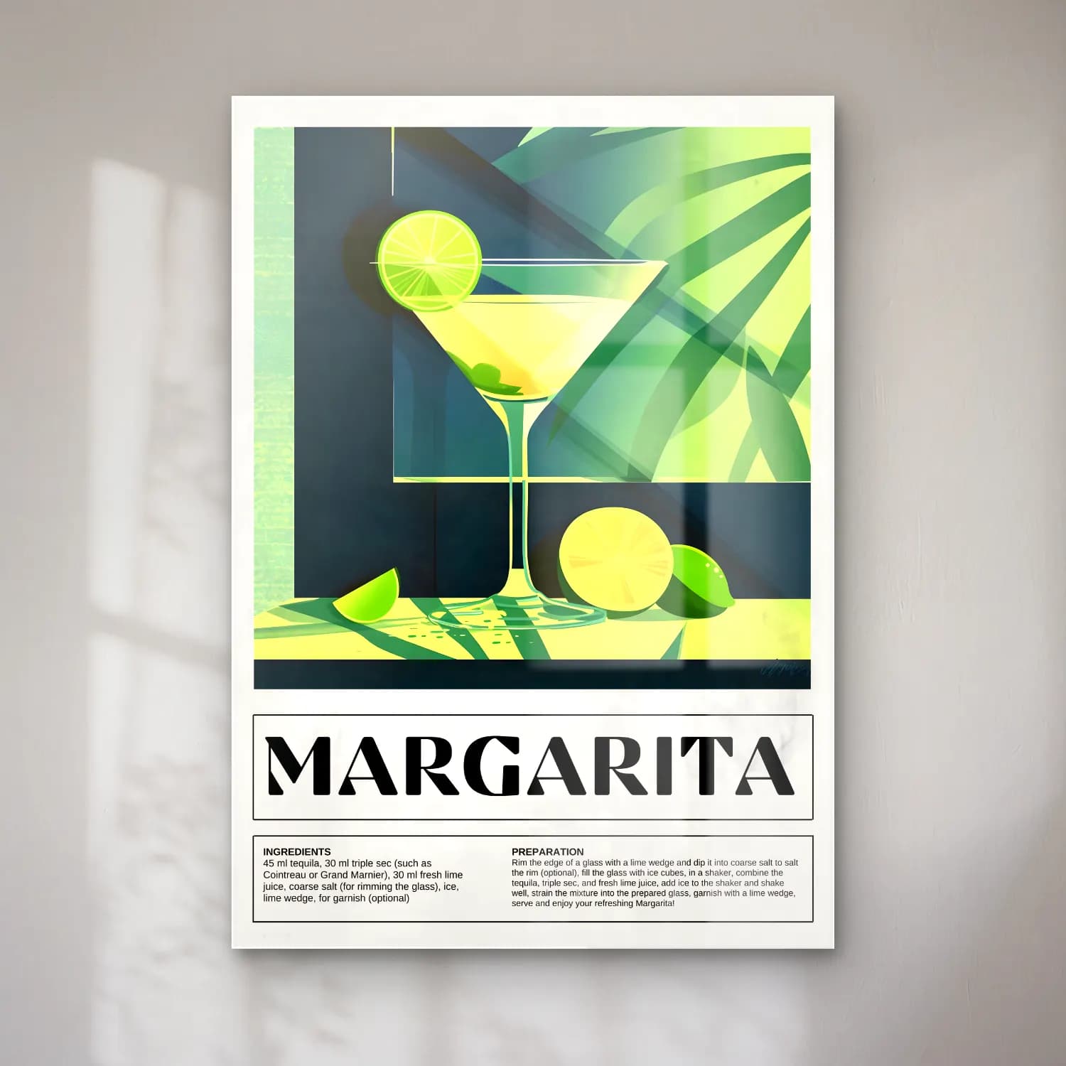 Vintage Poster Kokteyl No. 16 cam tablo — Vintage Poster Kokteyl No. 16 — vintage poster kokteyl