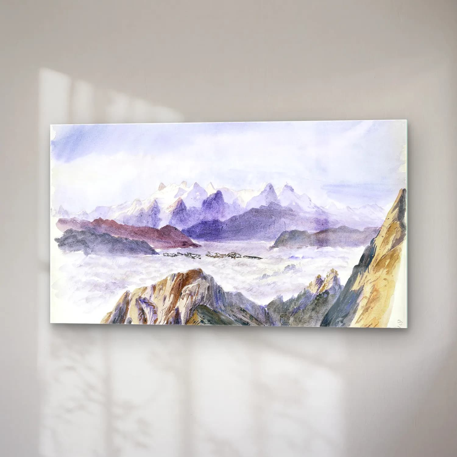 John Singer Sargent – Iselle from Mount Pilatus from Splendid Mountain… cam tablo — sağ açıdan görünüm