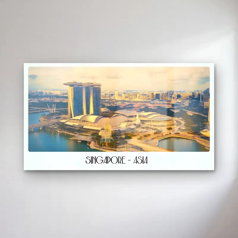 Pastel Japon Şehri No. 3 cam tablo — Pastel Japon Şehri No. 3 — pastel japon şehri