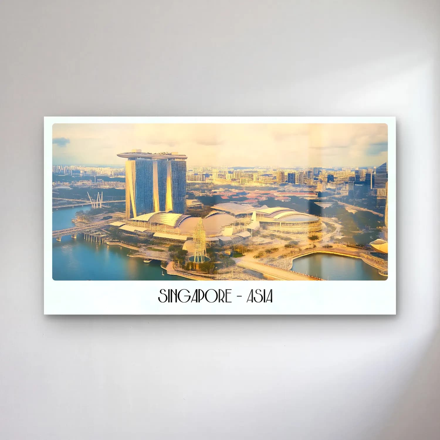 Pastel Japon Şehri No. 3 cam tablo — Pastel Japon Şehri No. 3 — pastel japon şehri