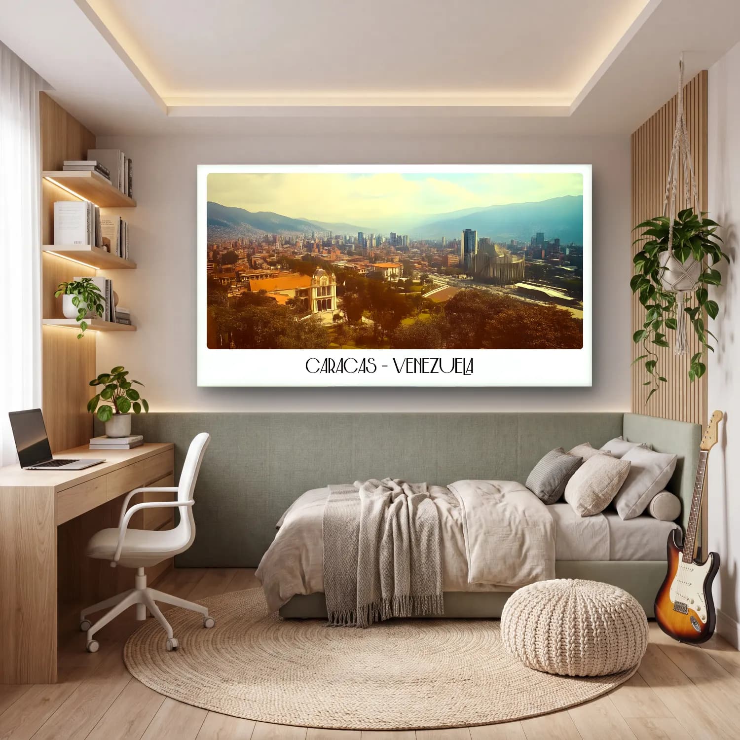 Vintage Poster Katedral No. 2 cam tablo — genç odasında