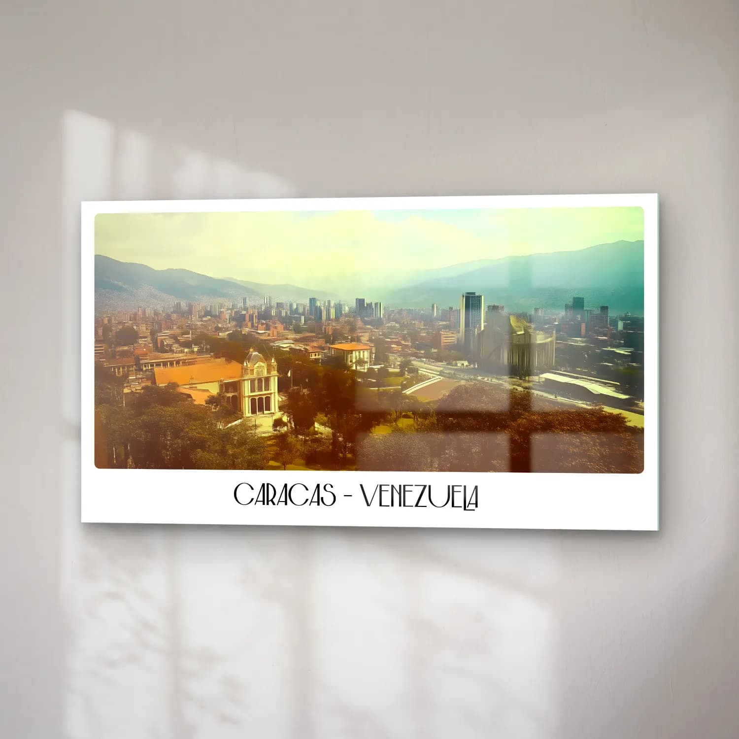 Vintage Poster Katedral No. 2 cam tablo — sağ açıdan görünüm