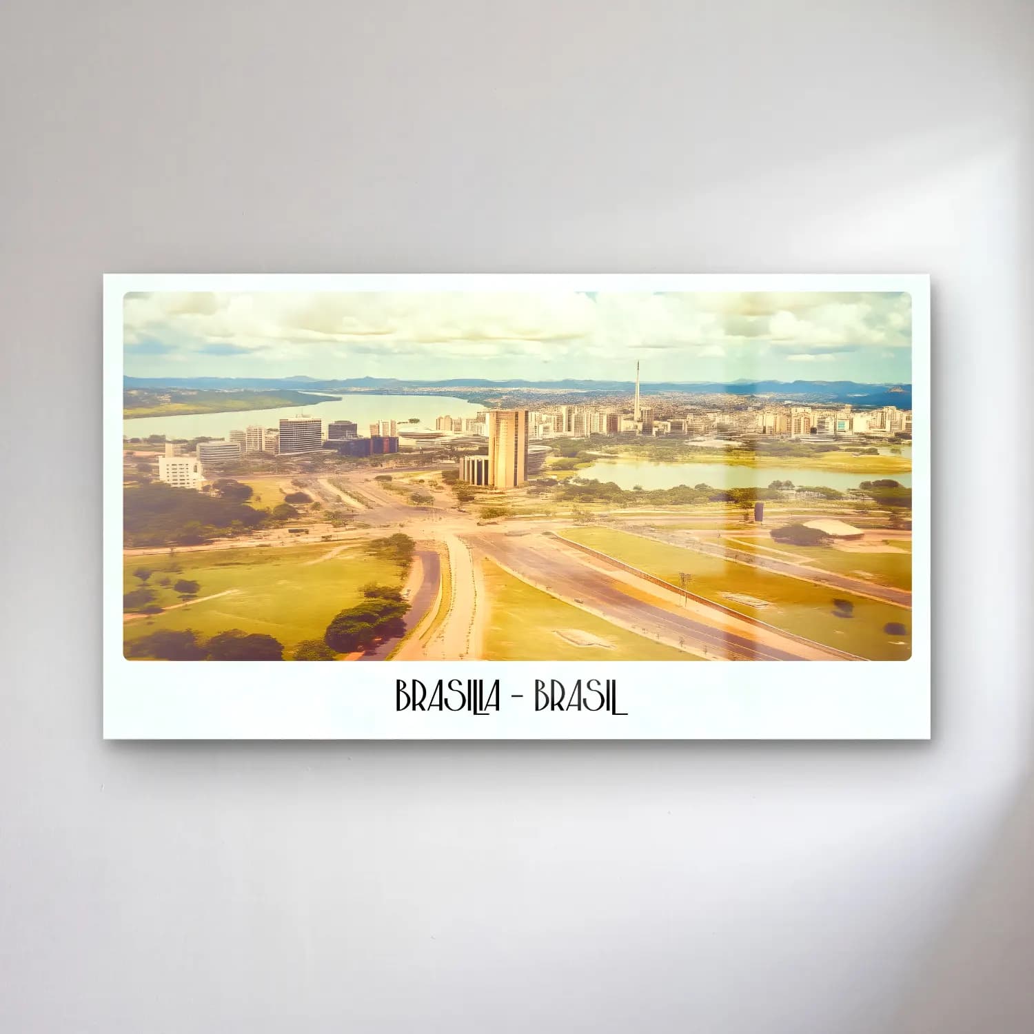 Pastel Köprü – Sarı Tonlar cam tablo — Pastel Köprü – Sarı Tonlar — pastel köprü