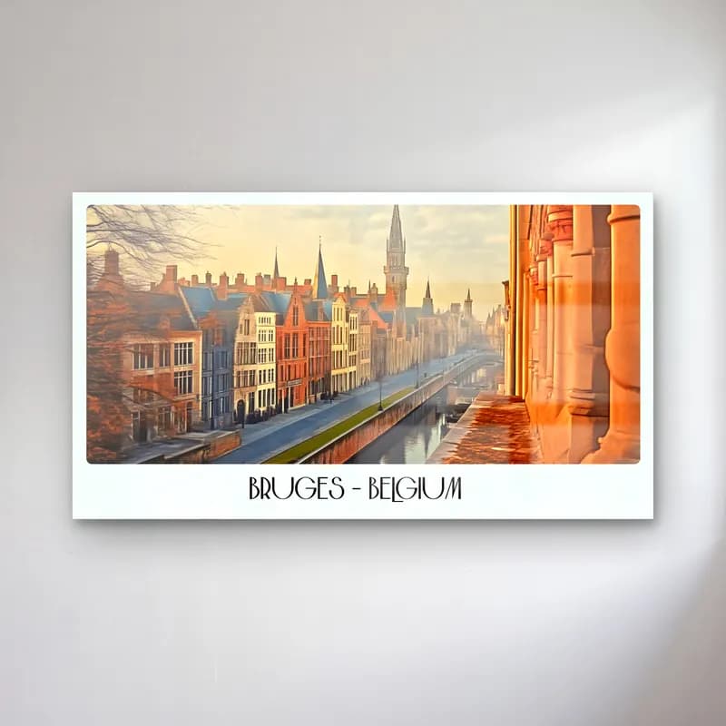 Vintage Poster Kafeli Avrupa Sokağı – Bej Tonlar cam tablo — Vintage Poster Kafeli Avrupa Sokağı – Bej Tonlar — vintage poster kafeli avrupa sokağı