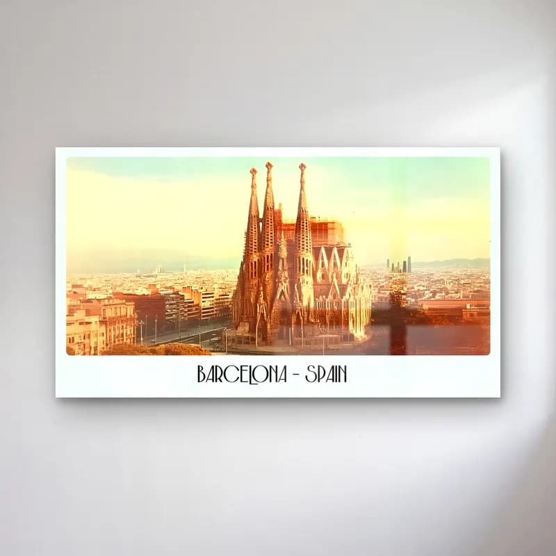 Vintage Poster Katedral No. 3 cam tablo — Vintage Poster Katedral No. 3 — vintage poster katedral