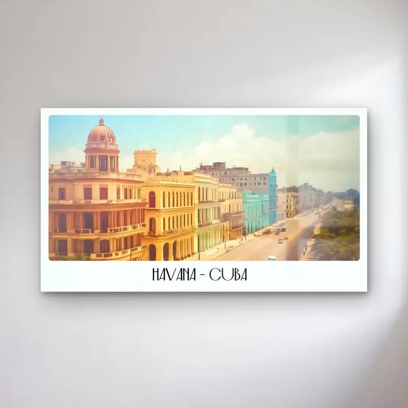 Pastel Kafeli Avrupa Sokağı – Turkuaz Tonlar cam tablo — Pastel Kafeli Avrupa Sokağı – Turkuaz Tonlar — pastel kafeli avrupa sokağı