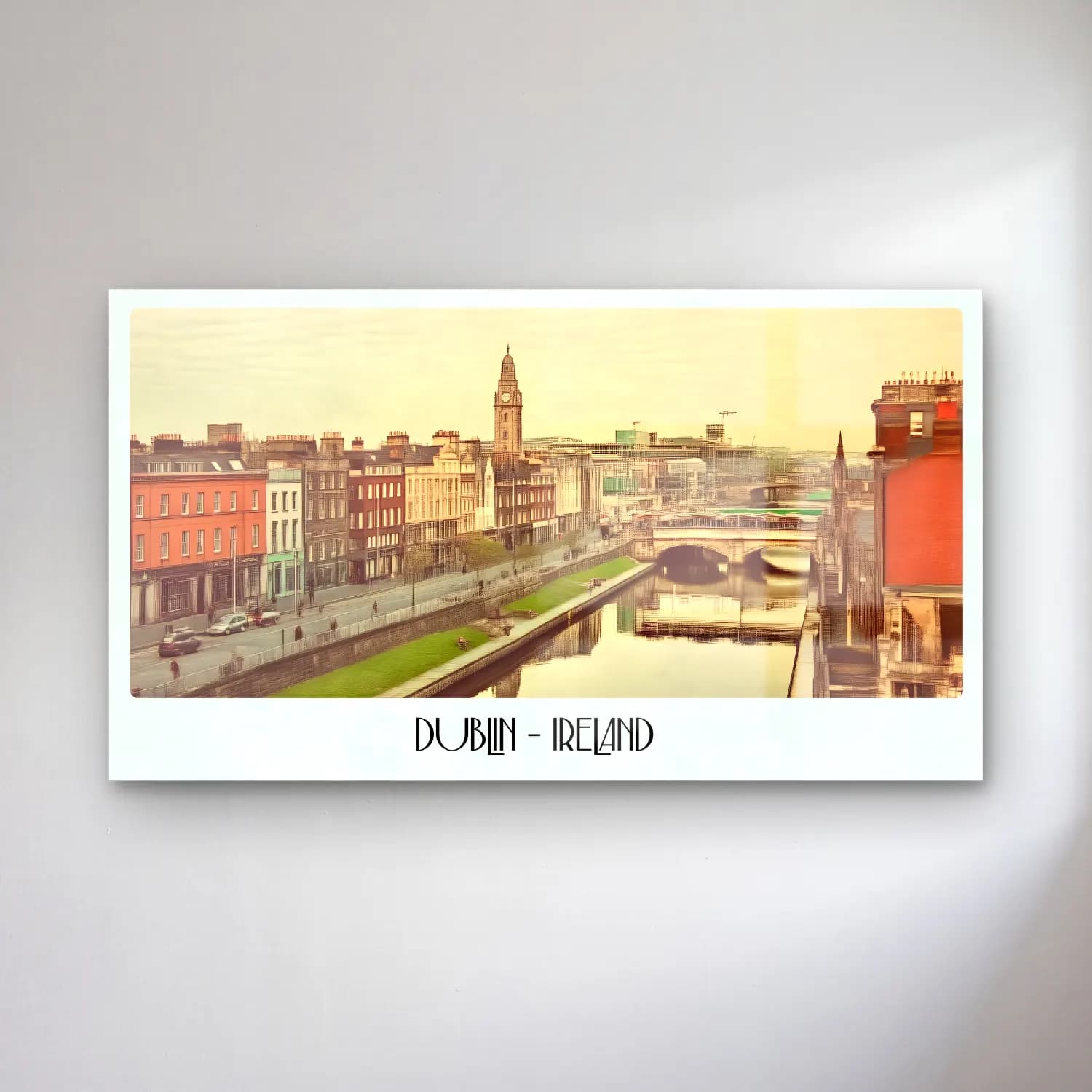 Pastel Köprü – Bej Tonlar cam tablo — Pastel Köprü – Bej Tonlar — pastel köprü