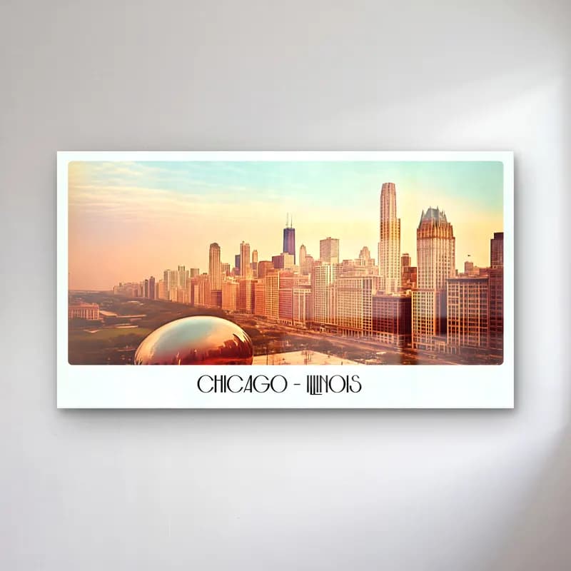 Vintage Poster New York Silüeti No. 5 cam tablo — Vintage Poster New York Silüeti No. 5 — vintage poster new york silüeti