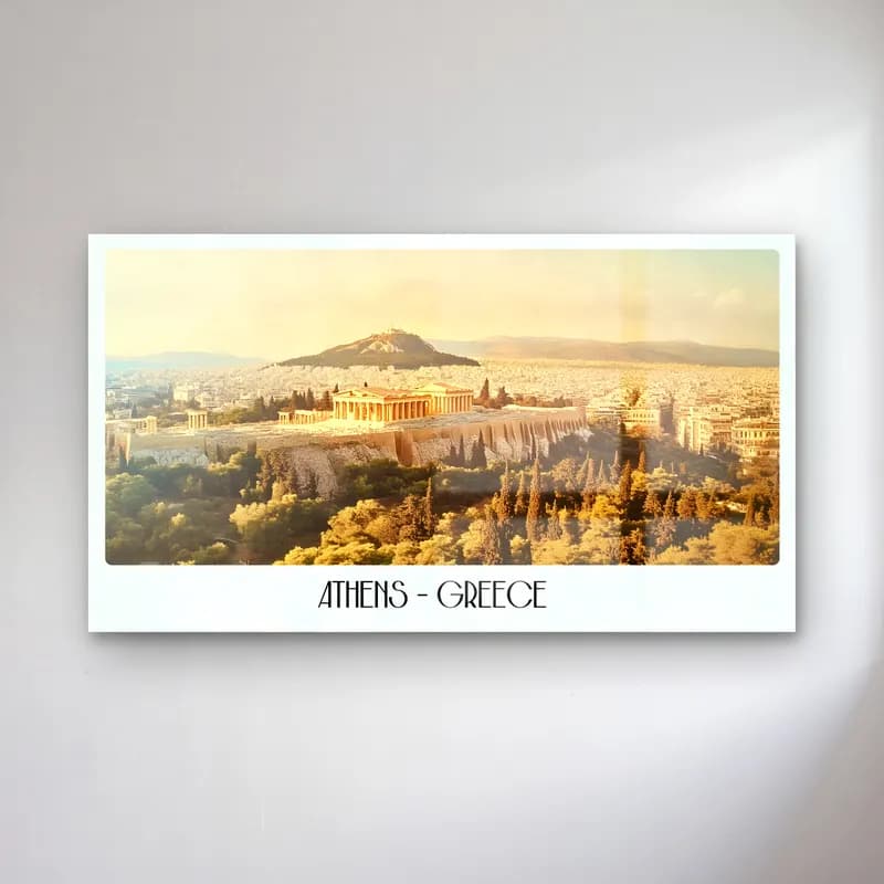 Vintage Poster Yunan Adası No. 4 cam tablo — Vintage Poster Yunan Adası No. 4 — vintage poster yunan adası