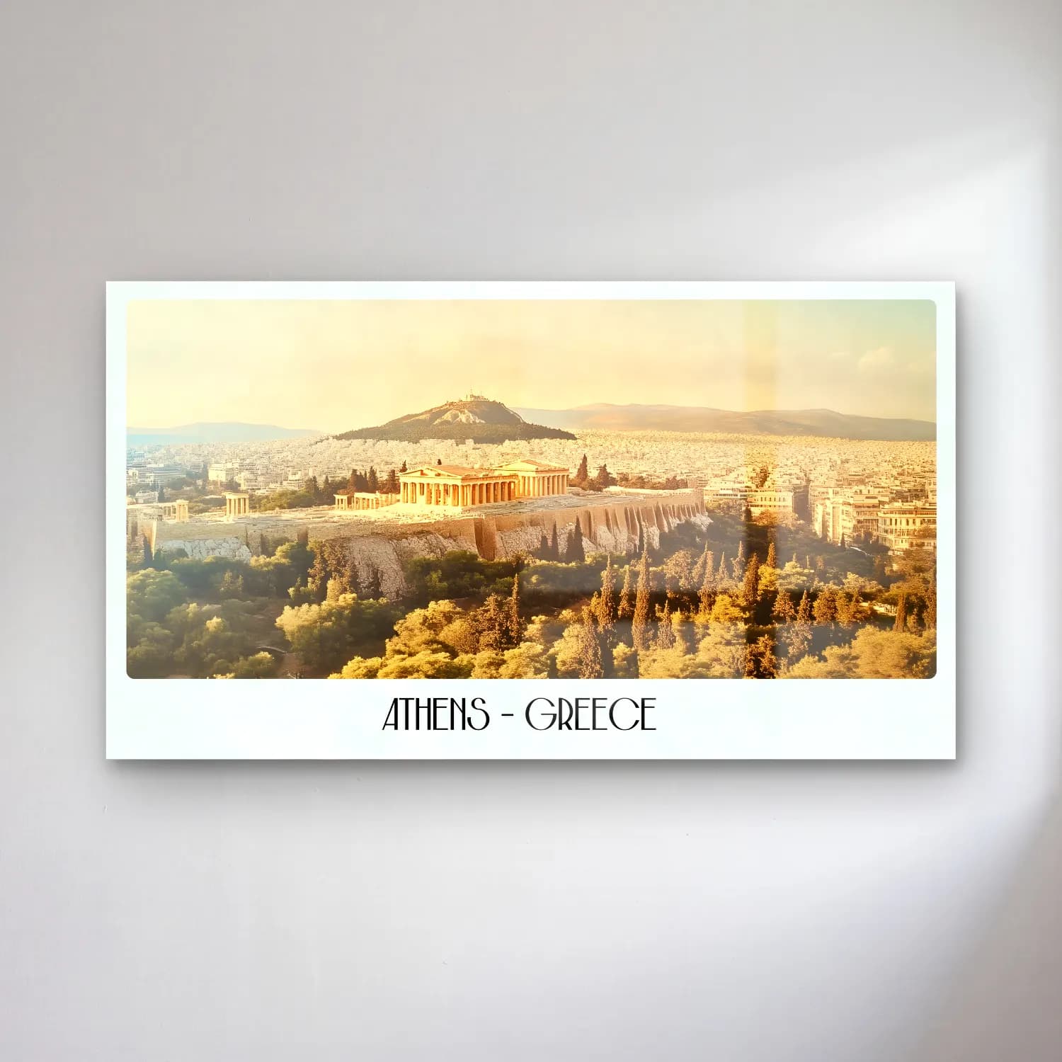 Vintage Poster Yunan Adası No. 4 cam tablo — Vintage Poster Yunan Adası No. 4 — vintage poster yunan adası
