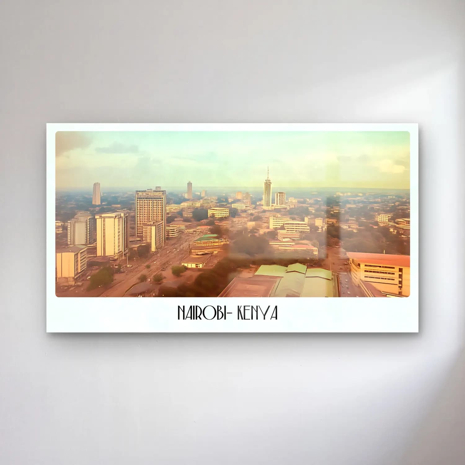 Pastel Japon Şehri No. 5 cam tablo — Pastel Japon Şehri No. 5 — pastel japon şehri
