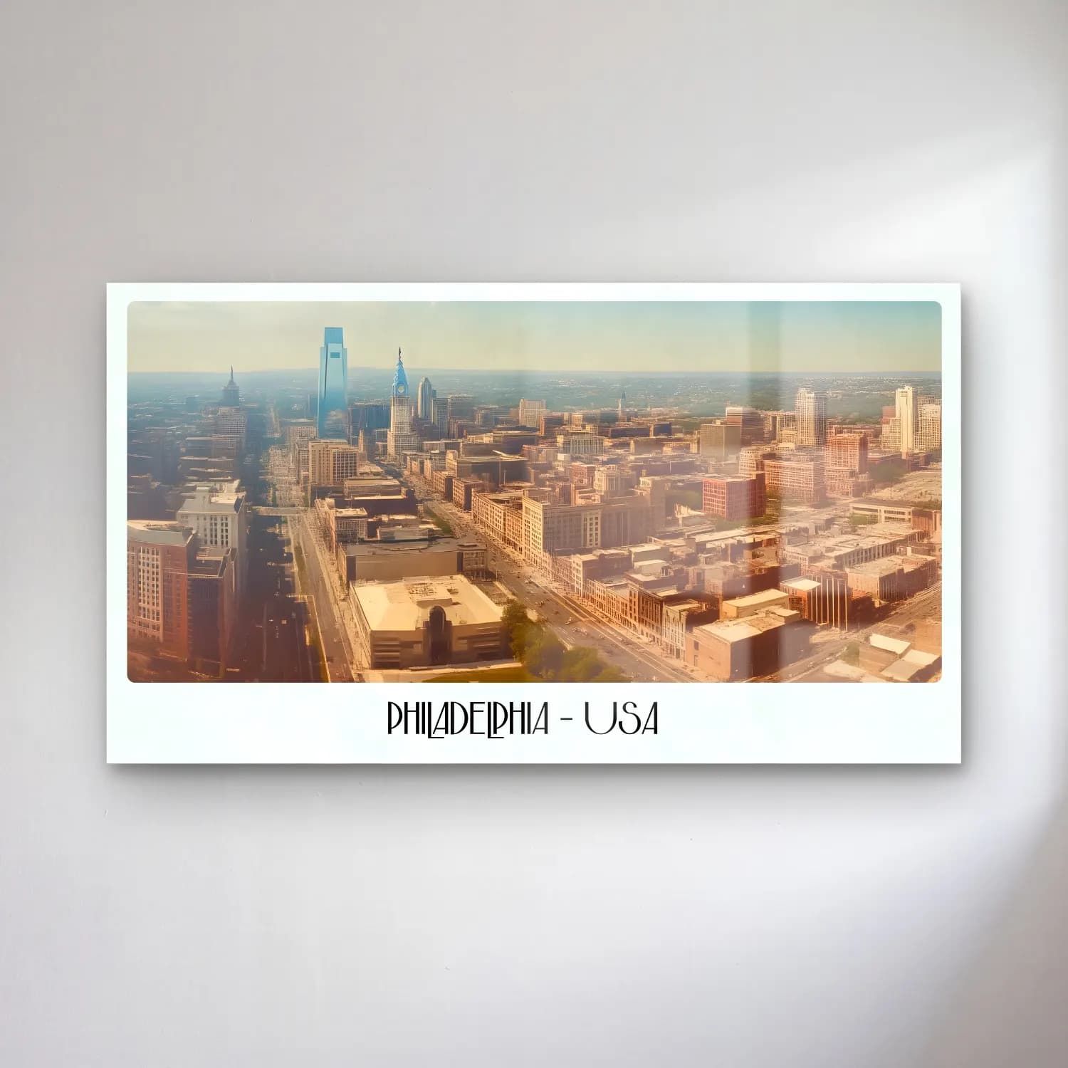 Vintage Poster New York Silüeti No. 9 cam tablo — Vintage Poster New York Silüeti No. 9 — vintage poster new york silüeti