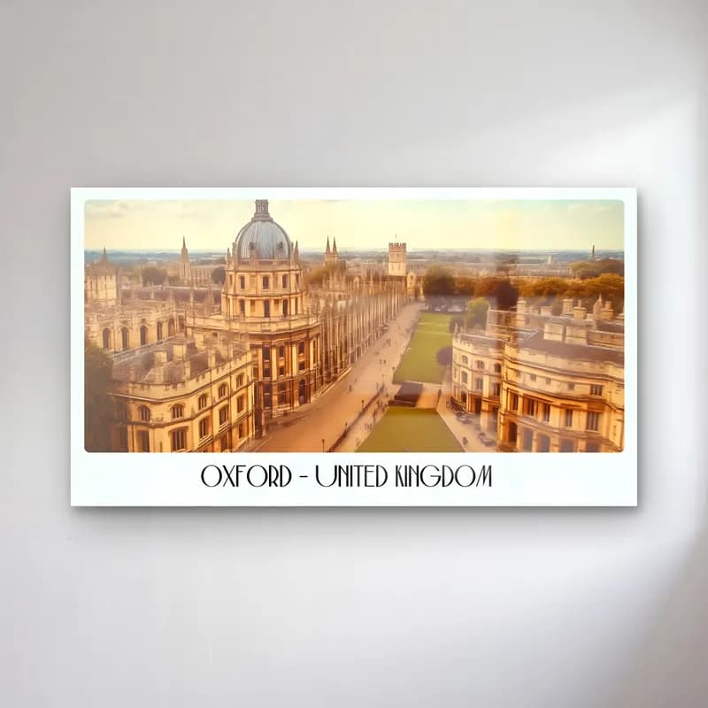 Vintage Poster Katedral No. 6 cam tablo — Vintage Poster Katedral No. 6 — vintage poster katedral