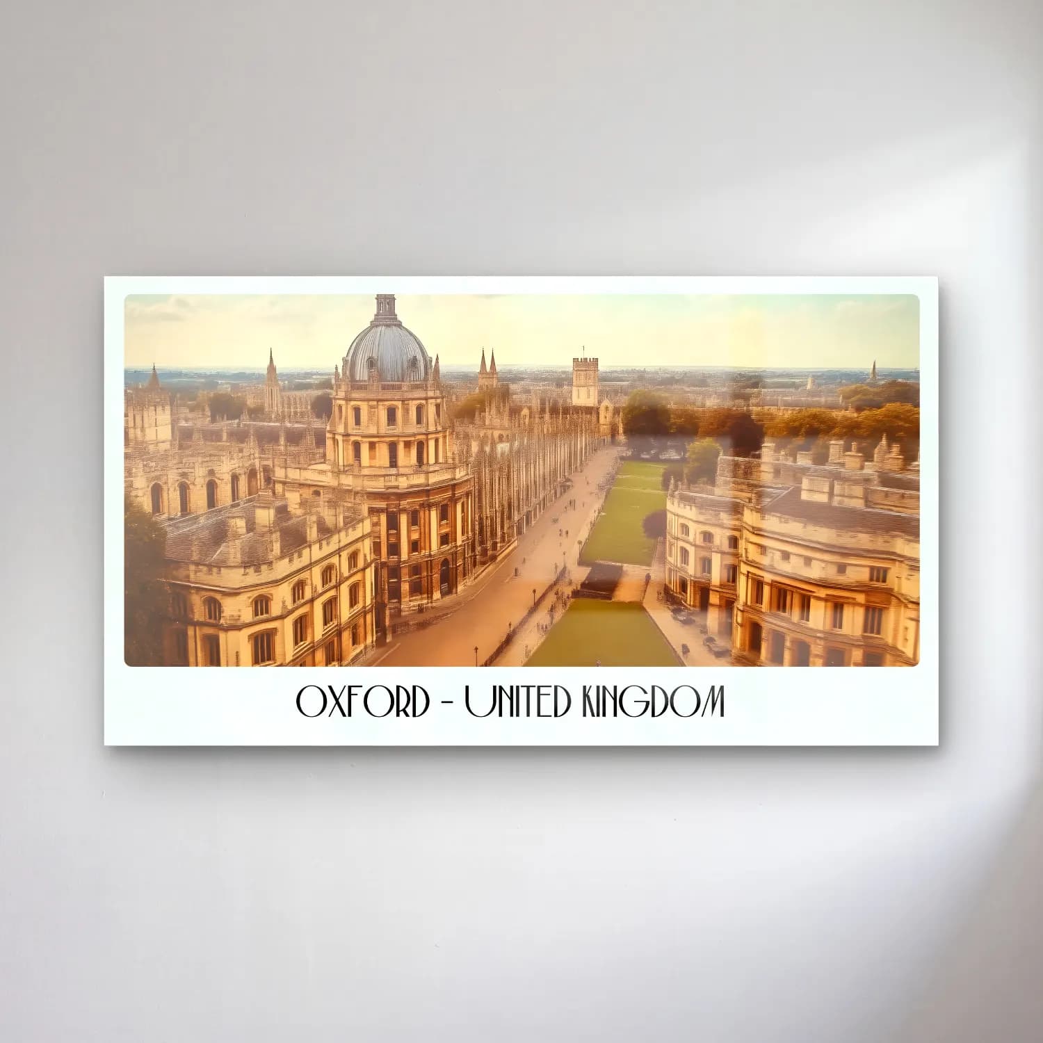 Vintage Poster Katedral No. 6 cam tablo — Vintage Poster Katedral No. 6 — vintage poster katedral
