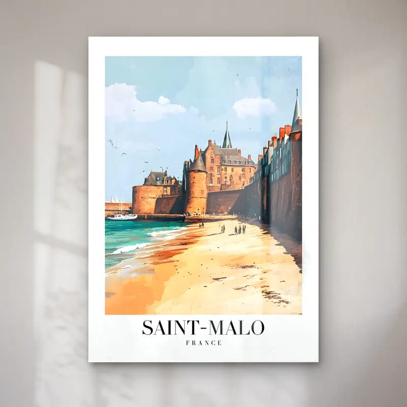 Vintage Şato No. 8 cam tablo — Vintage Şato No. 8 — vintage şato