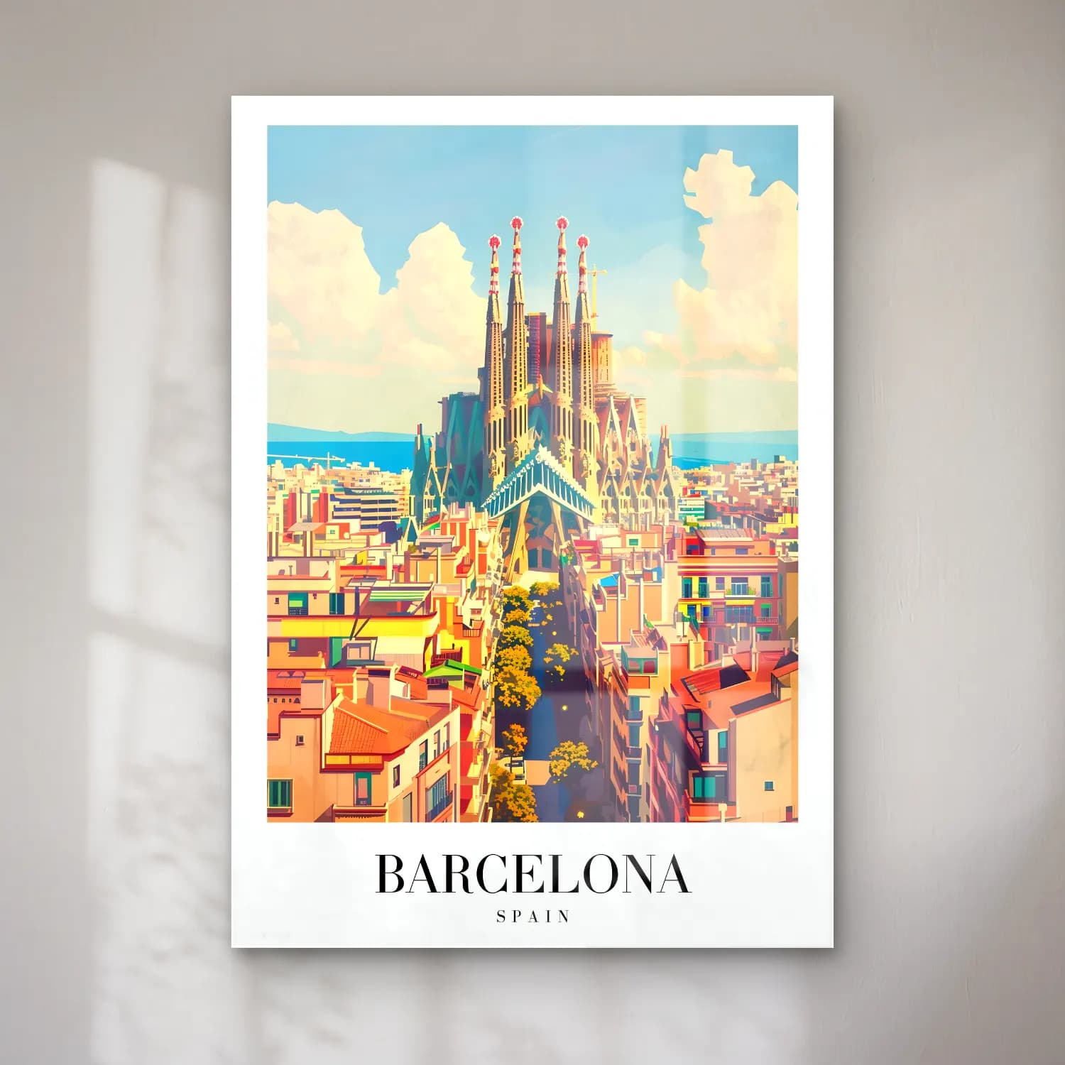 Vintage Poster Katedral No. 7 cam tablo — Vintage Poster Katedral No. 7 — vintage poster katedral