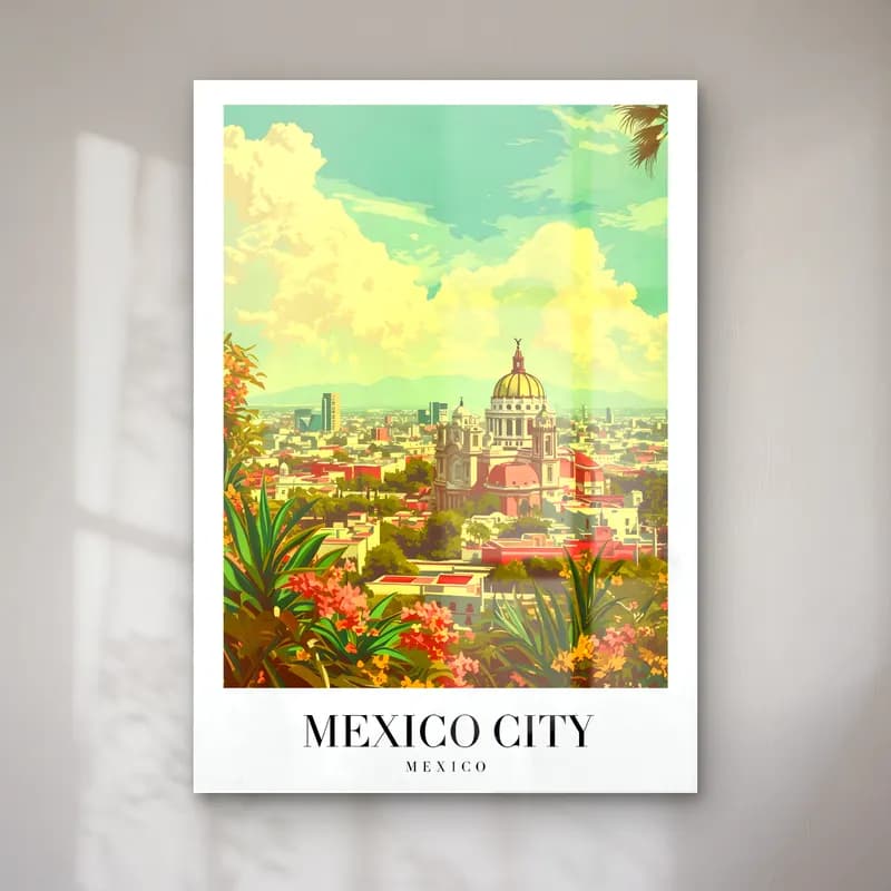 Vintage Poster Katedral No. 8 cam tablo — Vintage Poster Katedral No. 8 — vintage poster katedral