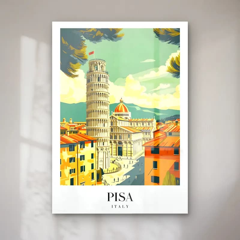Vintage Poster Katedral No. 9 cam tablo — Vintage Poster Katedral No. 9 — vintage poster katedral