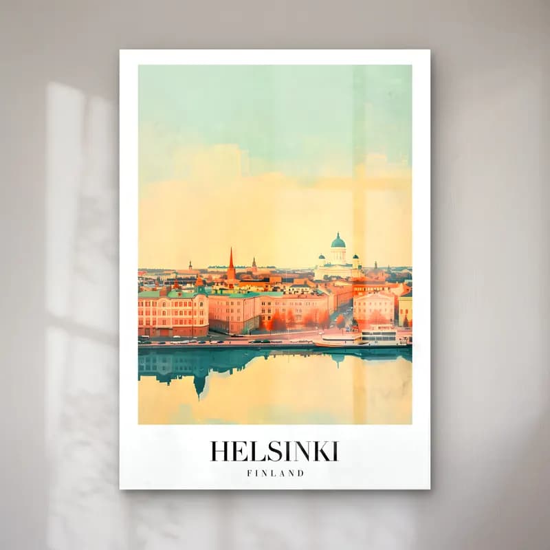 Pastel Katedral – Turkuaz Tonlar cam tablo — Pastel Katedral – Turkuaz Tonlar — pastel katedral