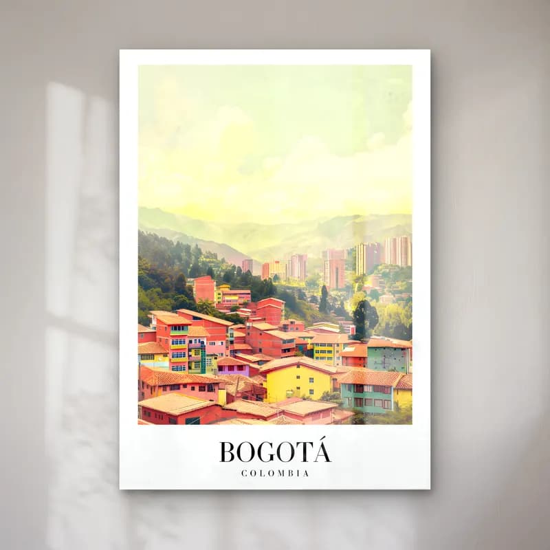Pastel Dağ Manzarası No. 11 cam tablo — Pastel Dağ Manzarası No. 11 — pastel dağ manzarası