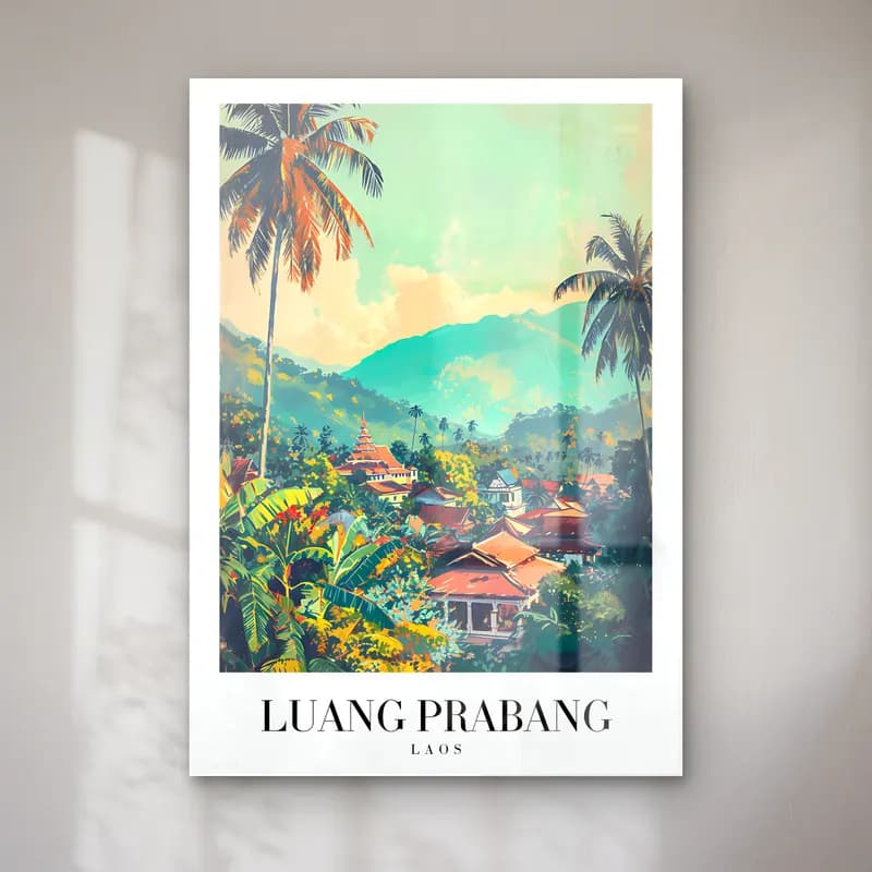 Pastel Köy Sokağı No. 7 cam tablo — Pastel Köy Sokağı No. 7 — pastel köy sokağı