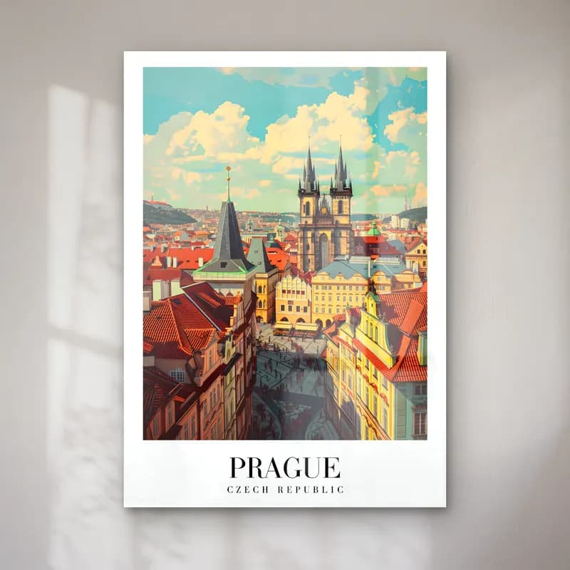 Vintage Poster Katedral No. 11 cam tablo — Vintage Poster Katedral No. 11 — vintage poster katedral