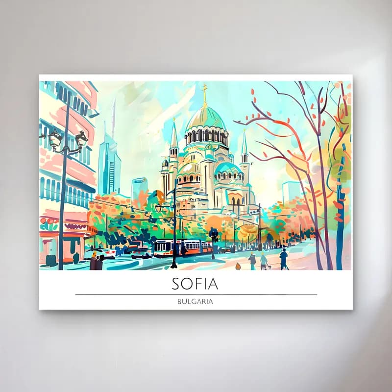 Vintage Poster Katedral No. 13 cam tablo — Vintage Poster Katedral No. 13 — vintage poster katedral