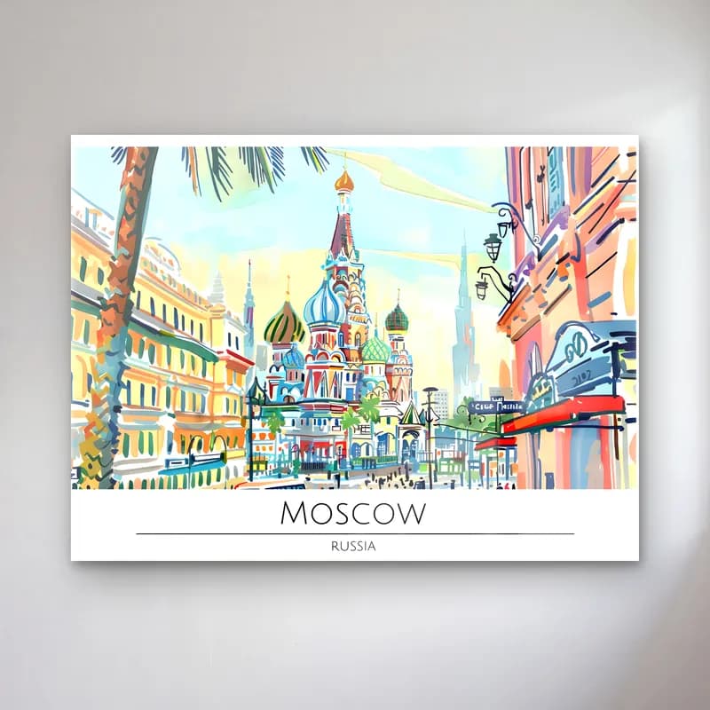 Vintage Poster Katedral No. 14 cam tablo — Vintage Poster Katedral No. 14 — vintage poster katedral