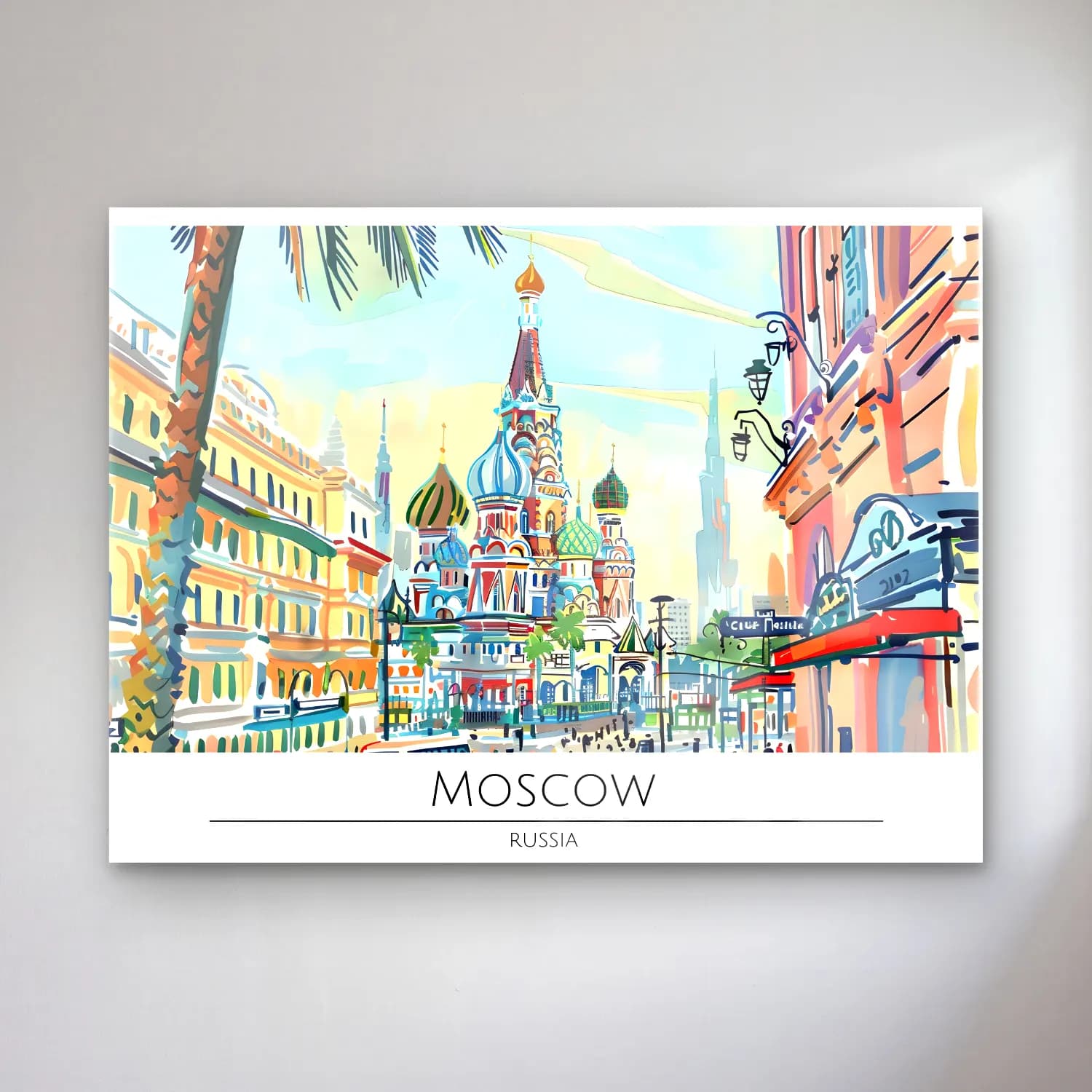 Vintage Poster Katedral No. 14 cam tablo — Vintage Poster Katedral No. 14 — vintage poster katedral