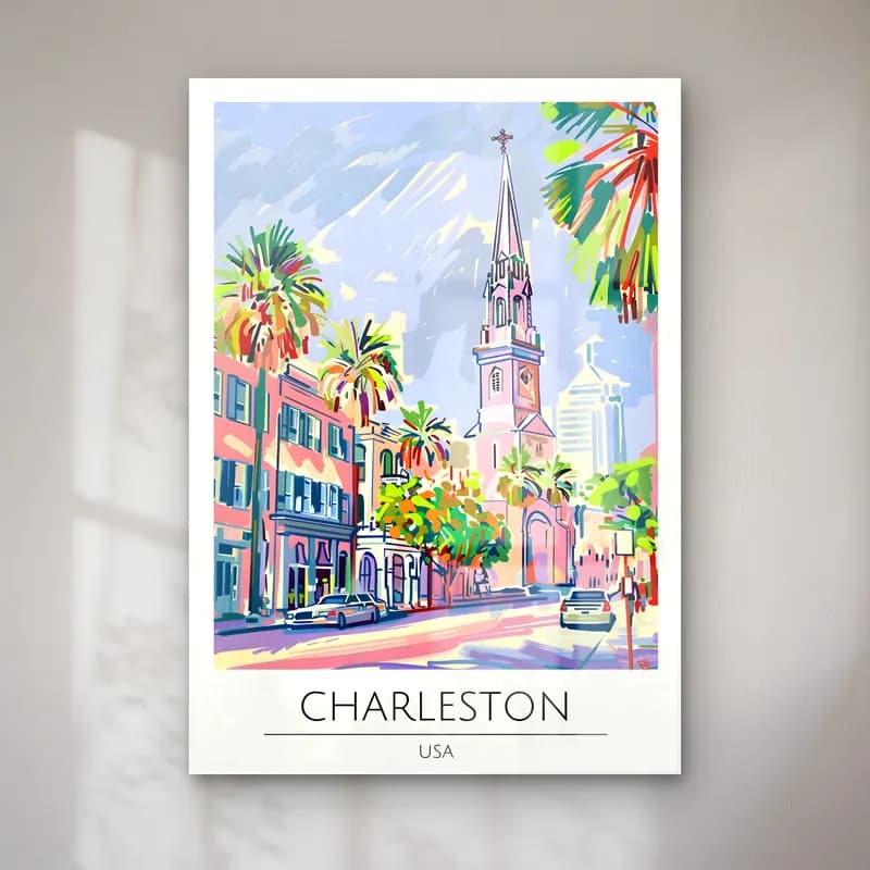 Pastel Katedral No. 21 cam tablo — Pastel Katedral No. 21 — pastel katedral
