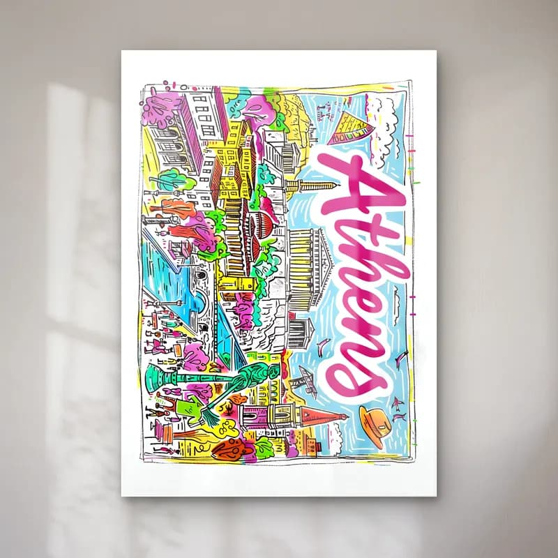 Pop Art Londra No. 4 cam tablo — Pop Art Londra No. 4 — pop art londra