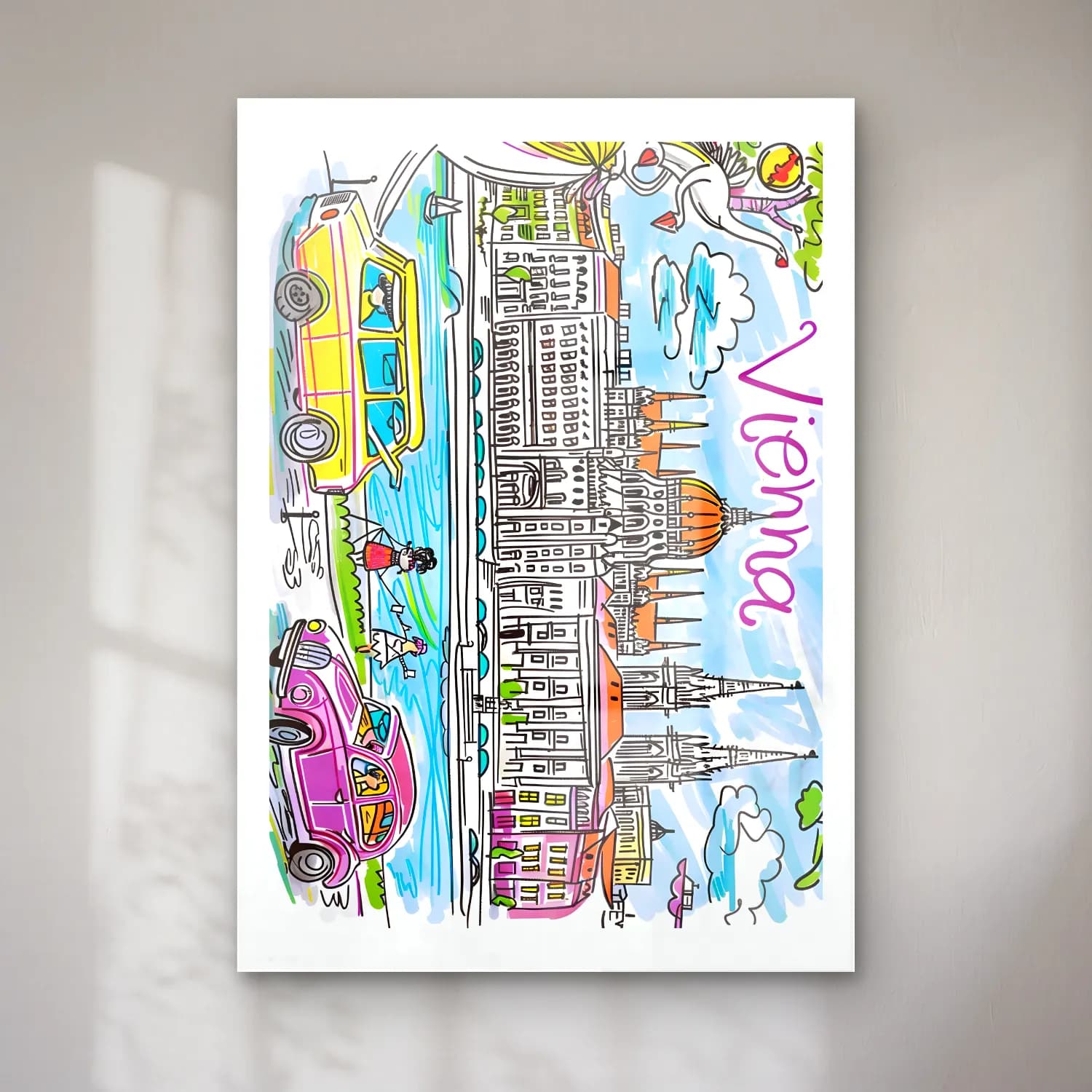 Pop Art Londra No. 5 cam tablo — Pop Art Londra No. 5 — pop art londra