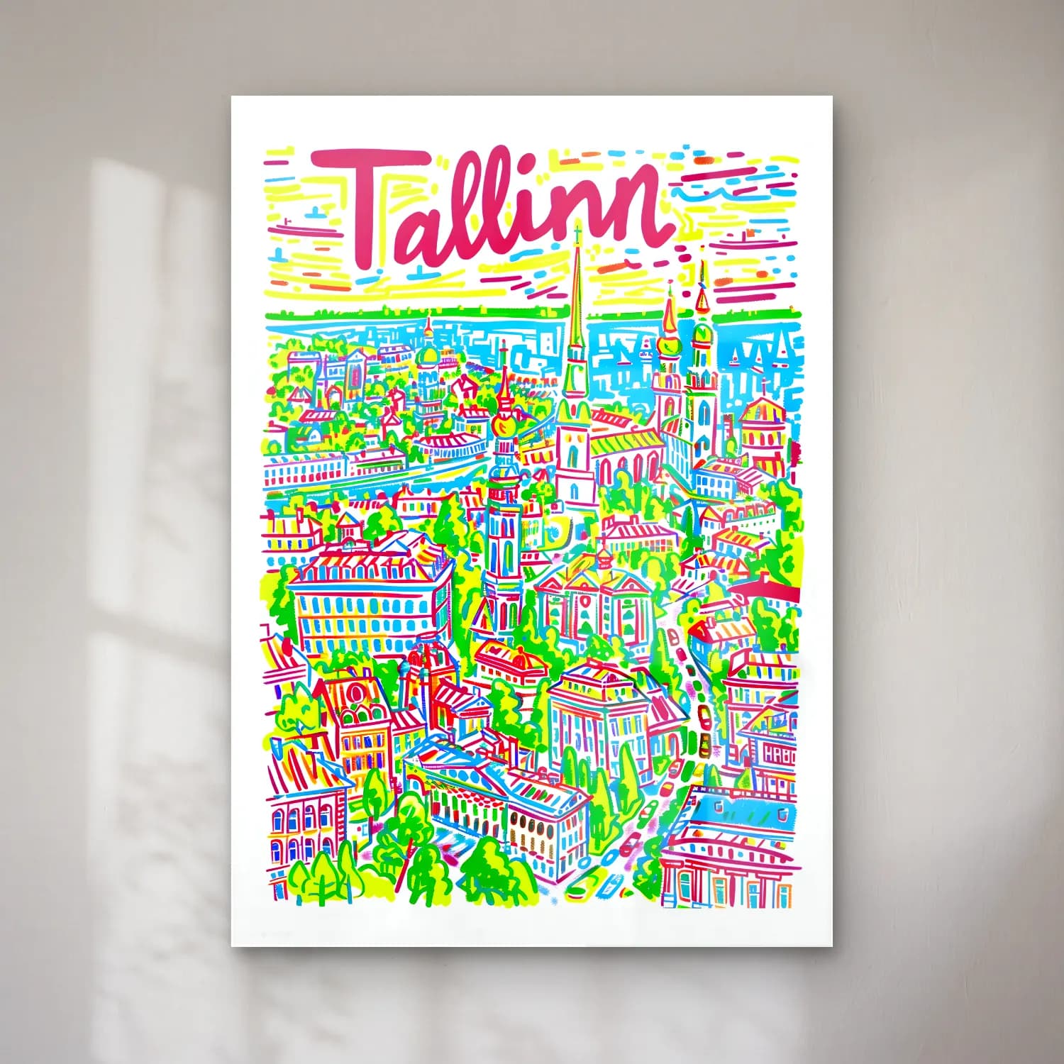 Maksimalist Roma – Sarı Tonlar cam tablo — Maksimalist Roma – Sarı Tonlar — maksimalist roma