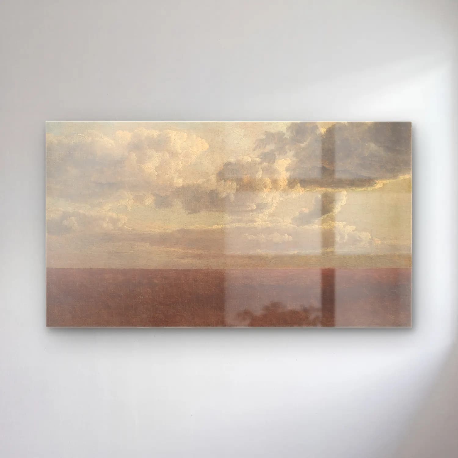 Christoffer Wilhelm Eckersberg – Study of Clouds over the Sea cam tablo — Christoffer Wilhelm Eckersberg – Study of Clouds over the Sea — yağlı boya bulutlu gökyüzü