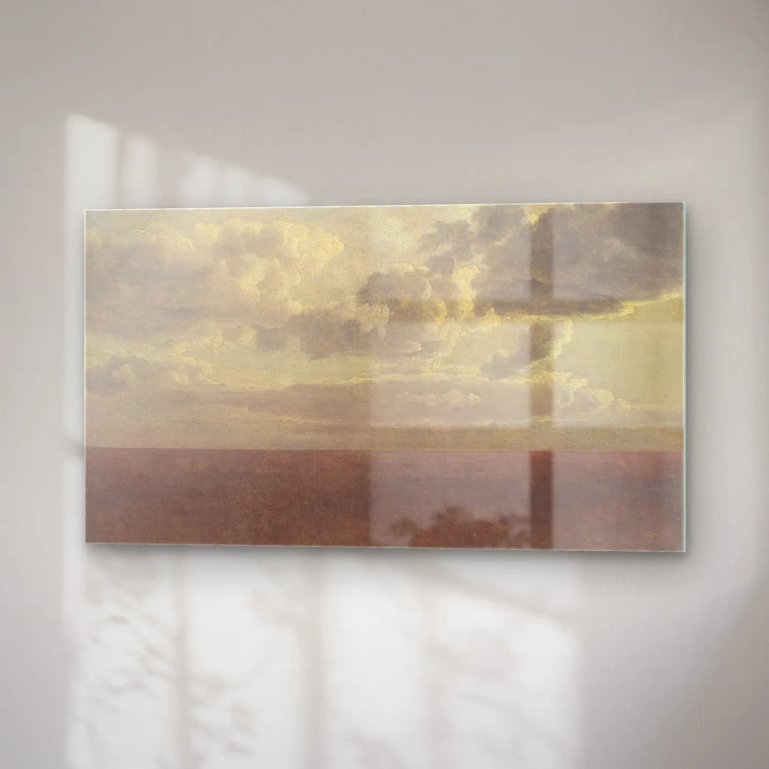 Christoffer Wilhelm Eckersberg – Study of Clouds over the Sea cam tablo — sağ açıdan görünüm