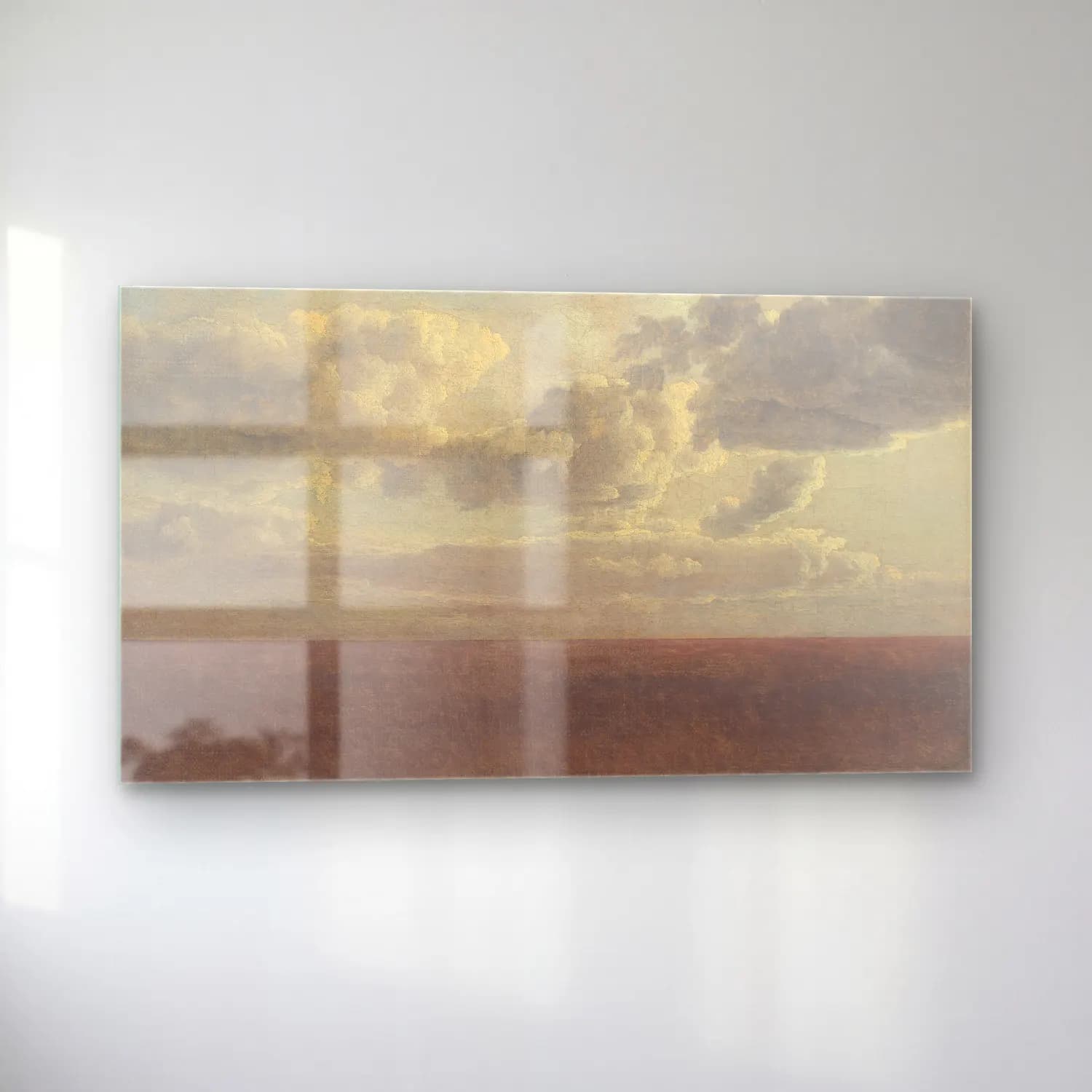 Christoffer Wilhelm Eckersberg – Study of Clouds over the Sea cam tablo — sol açıdan görünüm