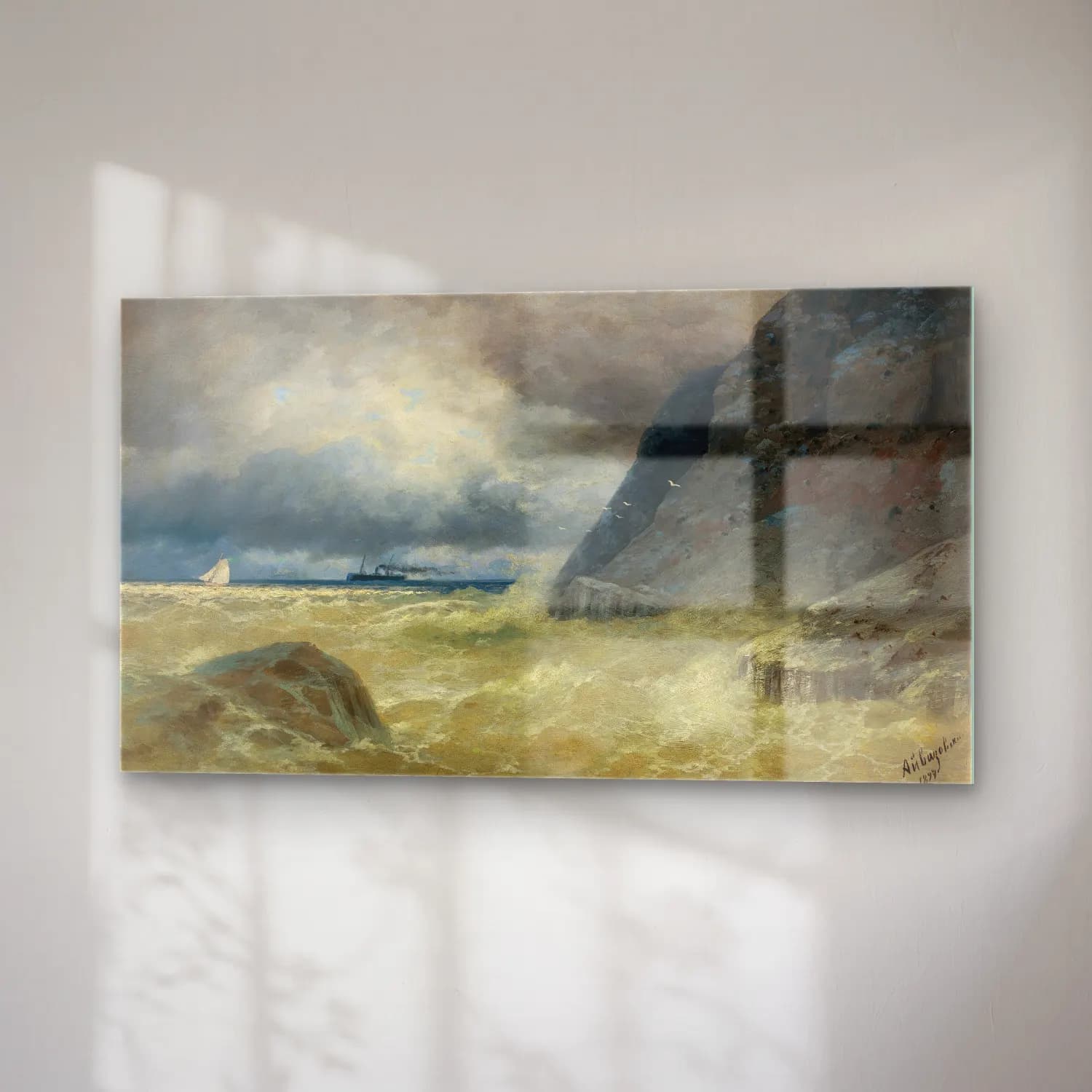 Konstantinovich Aivazovsky – Sea cam tablo — sağ açıdan görünüm