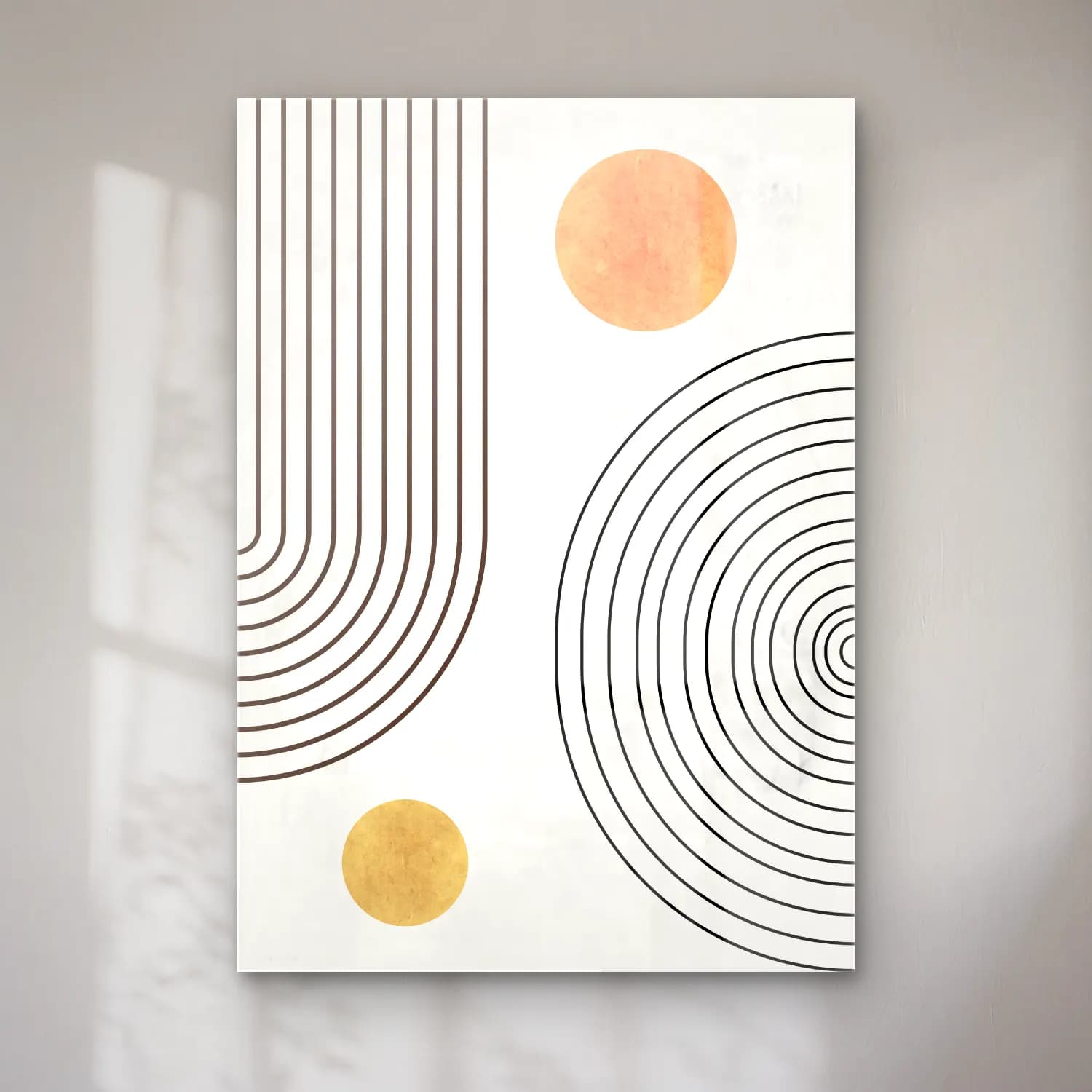 Çizgi Sanatı Geometrik Daireler No. 13 cam tablo — Çizgi Sanatı Geometrik Daireler No. 13 — çizgi sanatı geometrik daireler