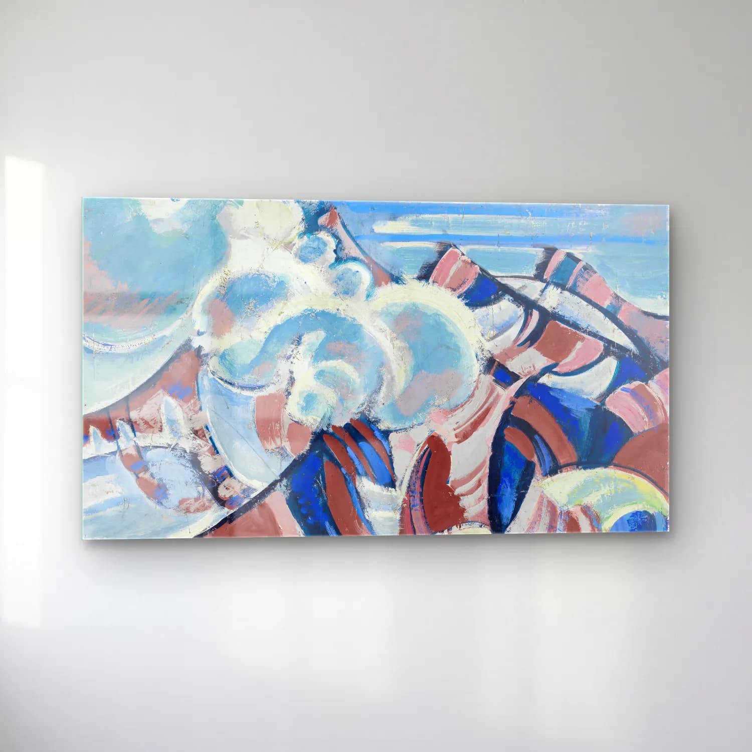 August Babberger – Blick über das Gental cam tablo — sol açıdan görünüm