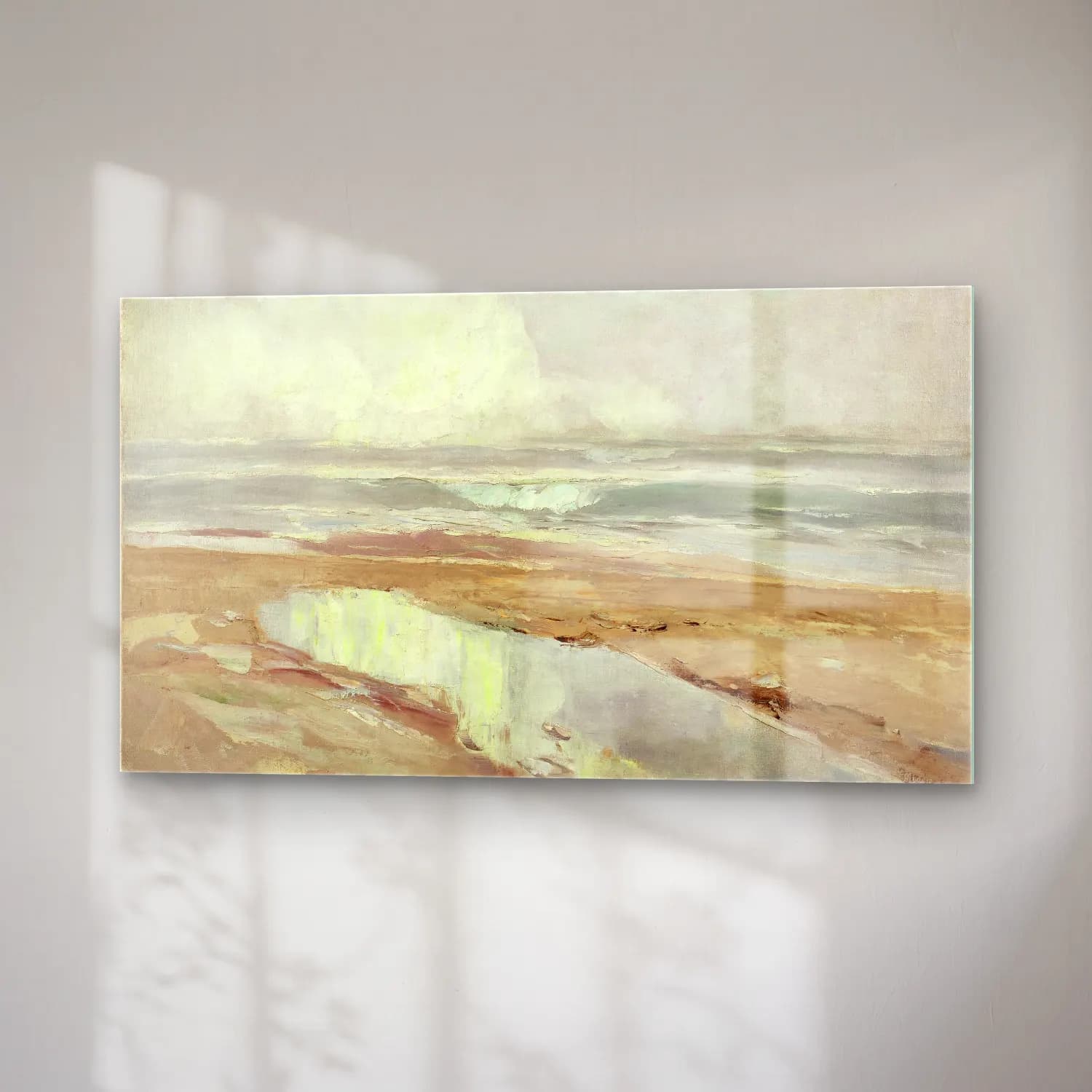 Karl Hagemeister – Strandlandschaft (Swinemünde) cam tablo — sağ açıdan görünüm