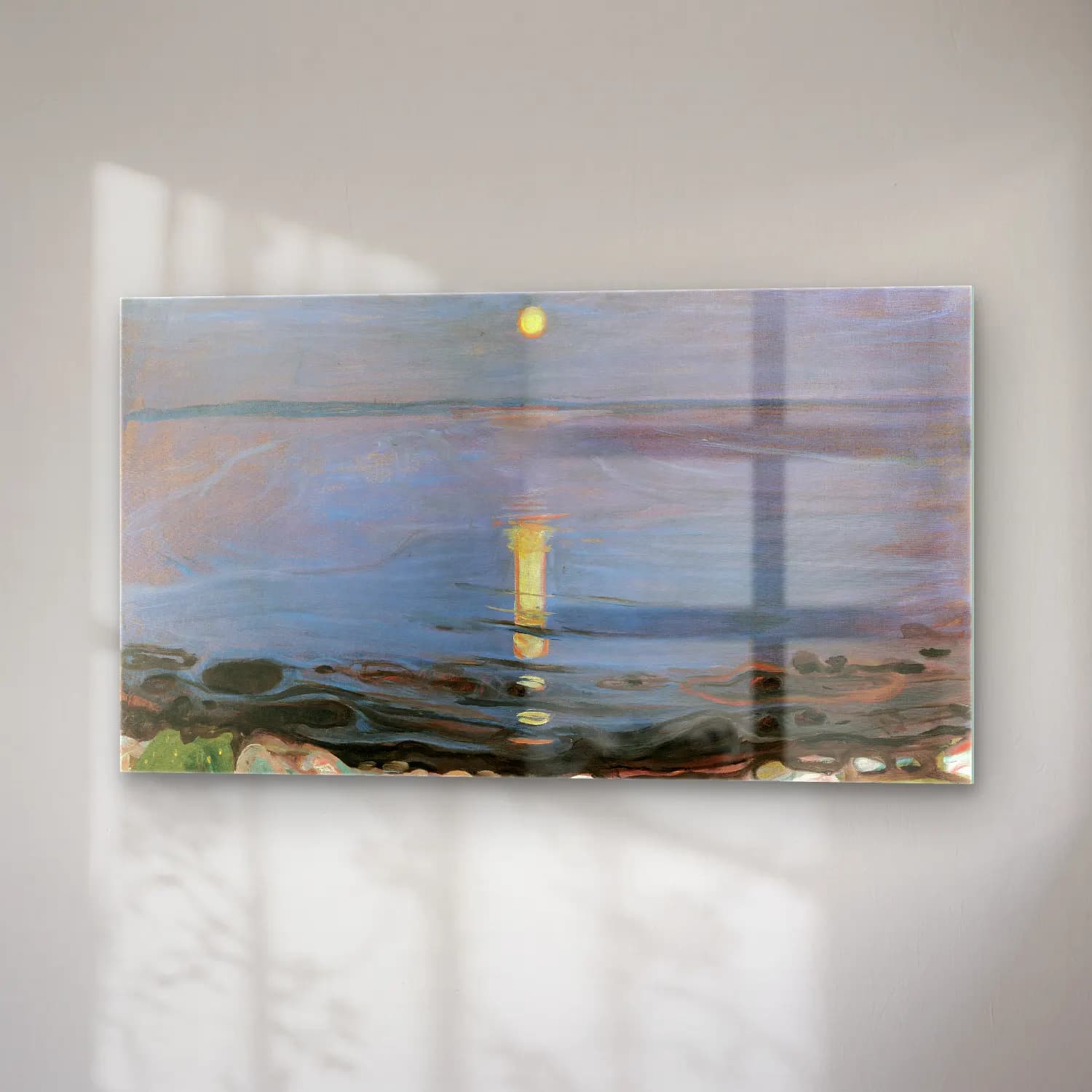Edvard Munch – Summer night by the beach cam tablo — sağ açıdan görünüm
