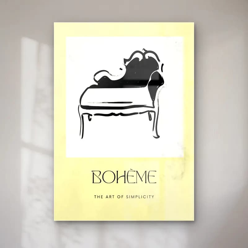 Boho Parfüm Şişesi cam tablo — Boho Parfüm Şişesi — boho parfüm şişesi