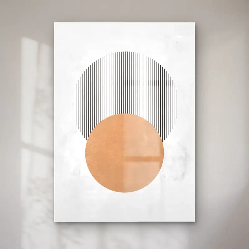 Çizgi Sanatı Geometrik Daireler No. 22 cam tablo — Çizgi Sanatı Geometrik Daireler No. 22 — çizgi sanatı geometrik daireler
