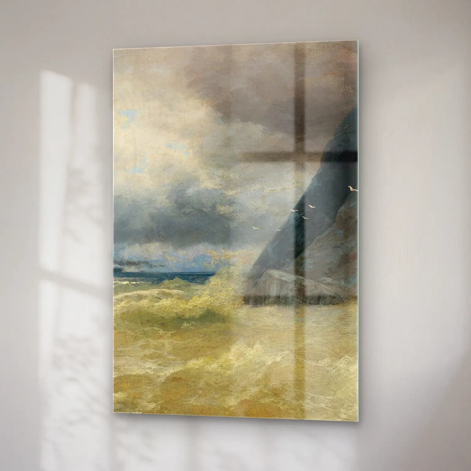 Konstantinovich Aivazovsky – Sea – Bej Tonlar cam tablo — sağ açıdan görünüm