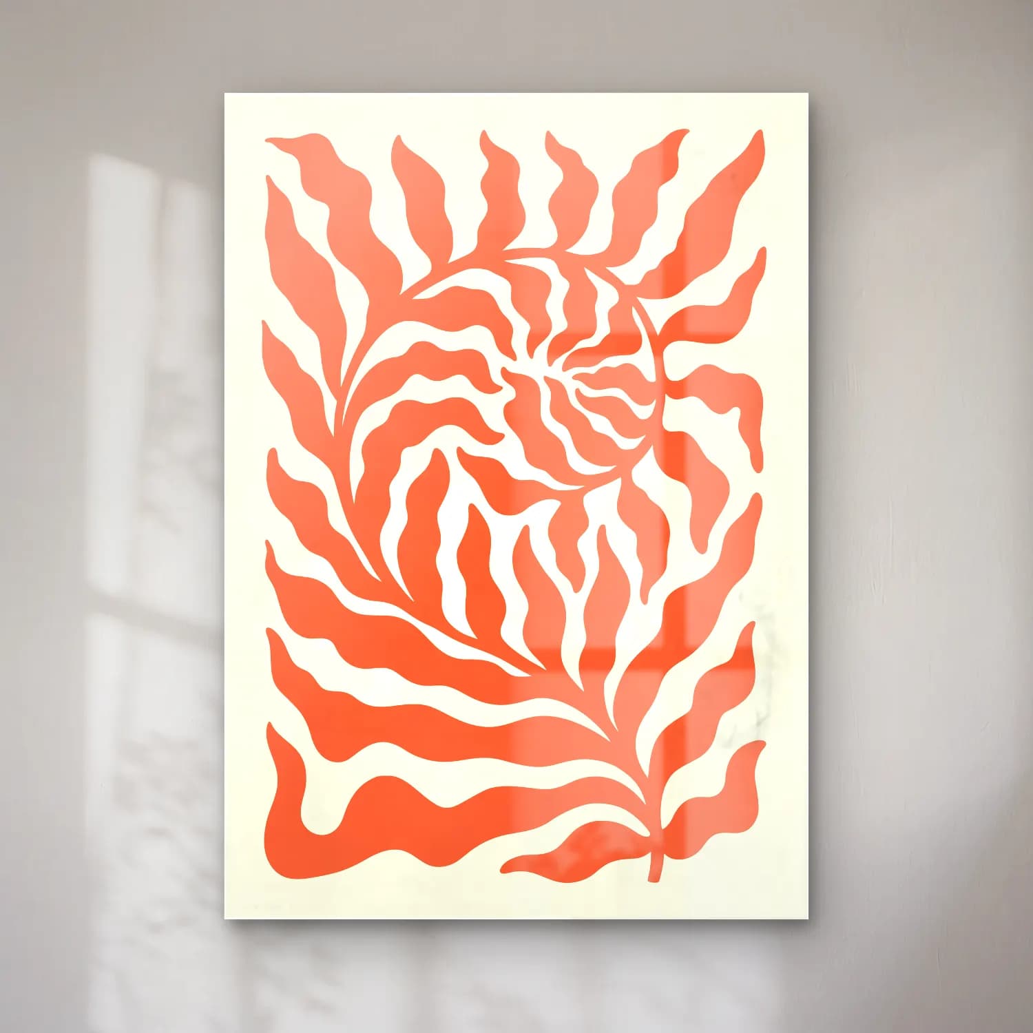 Boho Çiçek Deseni No. 61 cam tablo — Boho Çiçek Deseni No. 61 — boho çiçek deseni