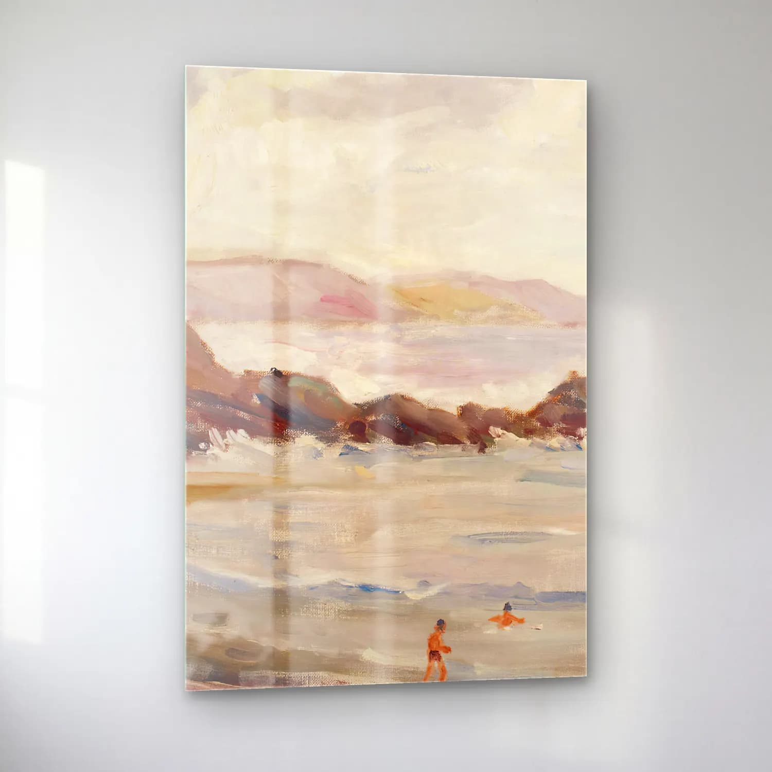 Alfred William Finch – Looen rantaa – Pastel Tonlar cam tablo — sol açıdan görünüm