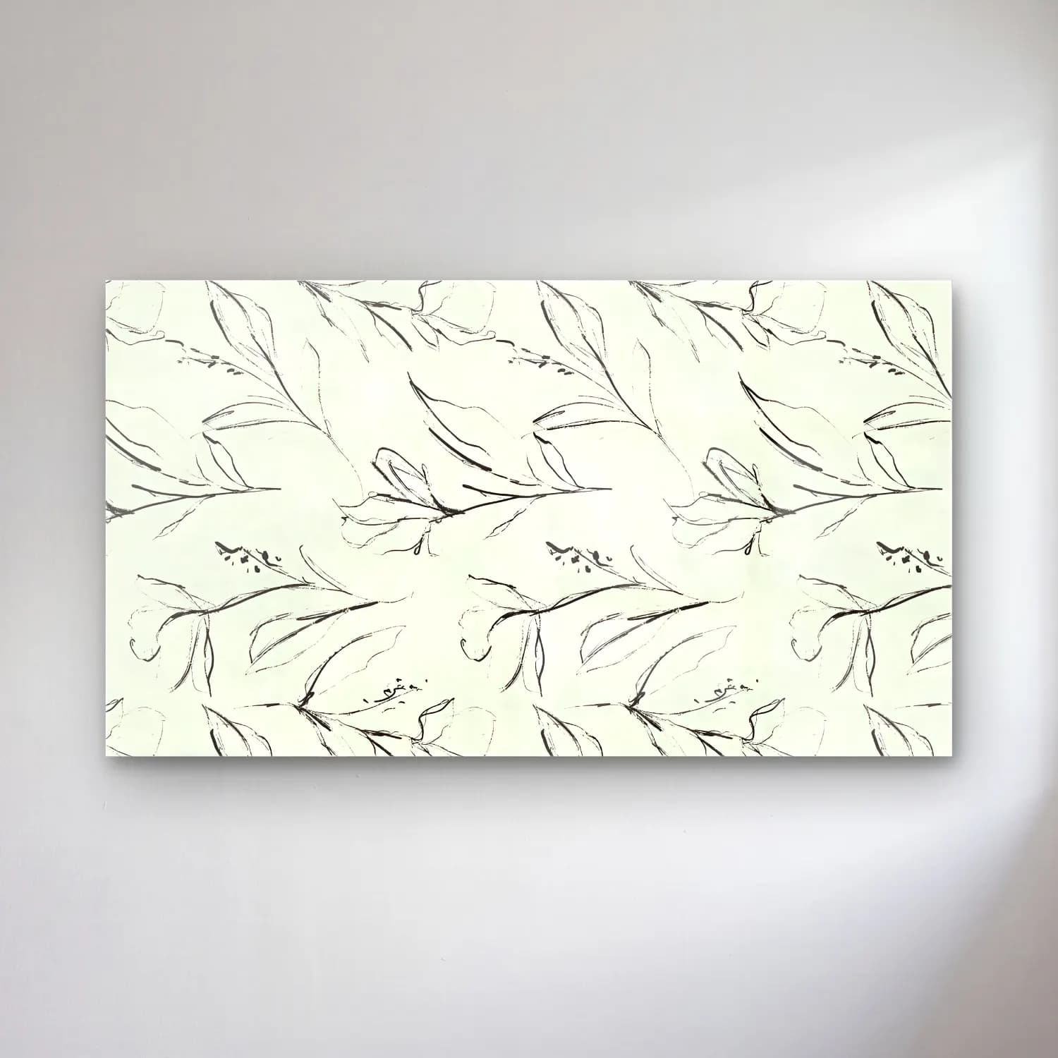 Siyah Beyaz Çiçek Deseni No. 13 cam tablo — Siyah Beyaz Çiçek Deseni No. 13 — siyah beyaz çiçek deseni
