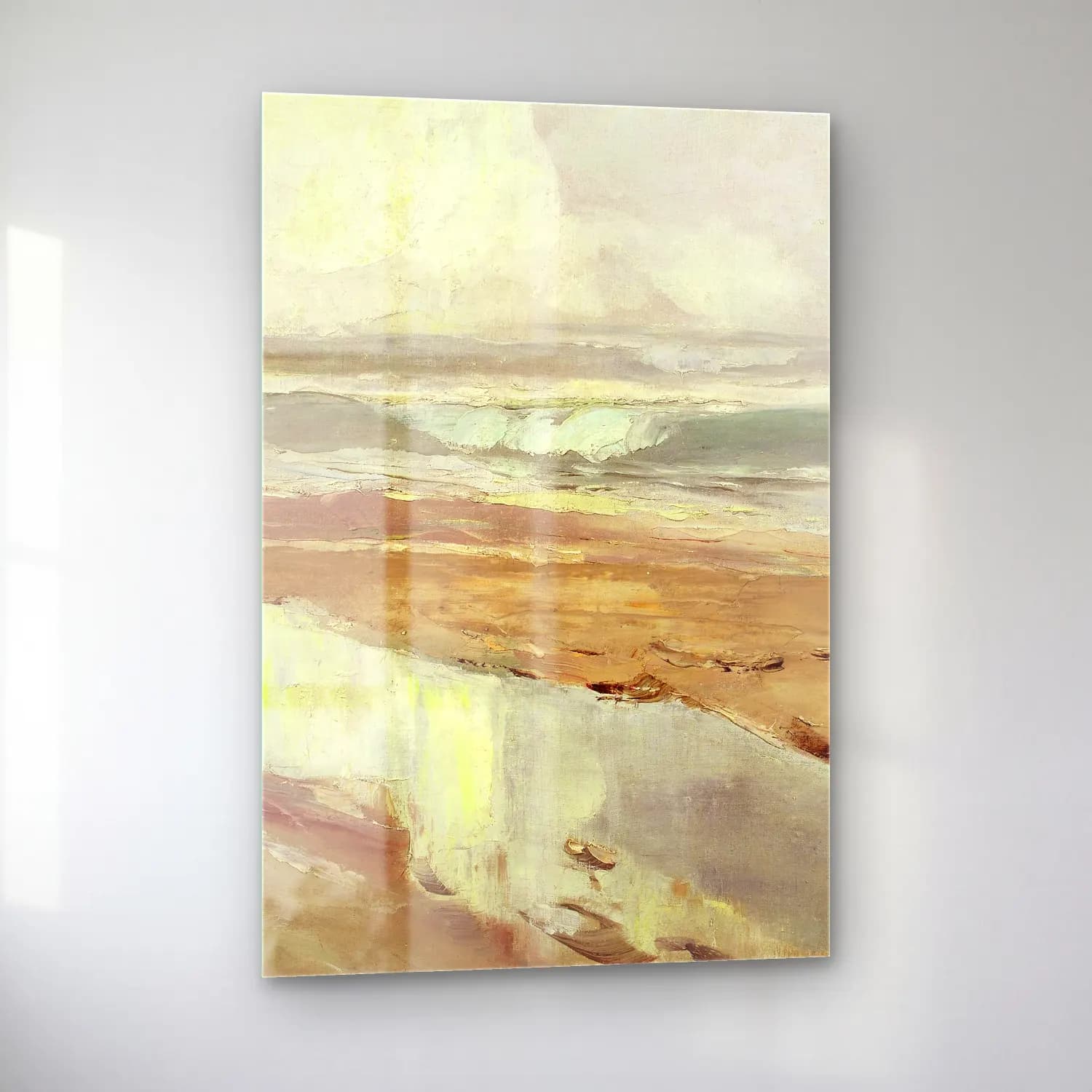 Karl Hagemeister – Strandlandschaft (Swinemünde) cam tablo — sol açıdan görünüm