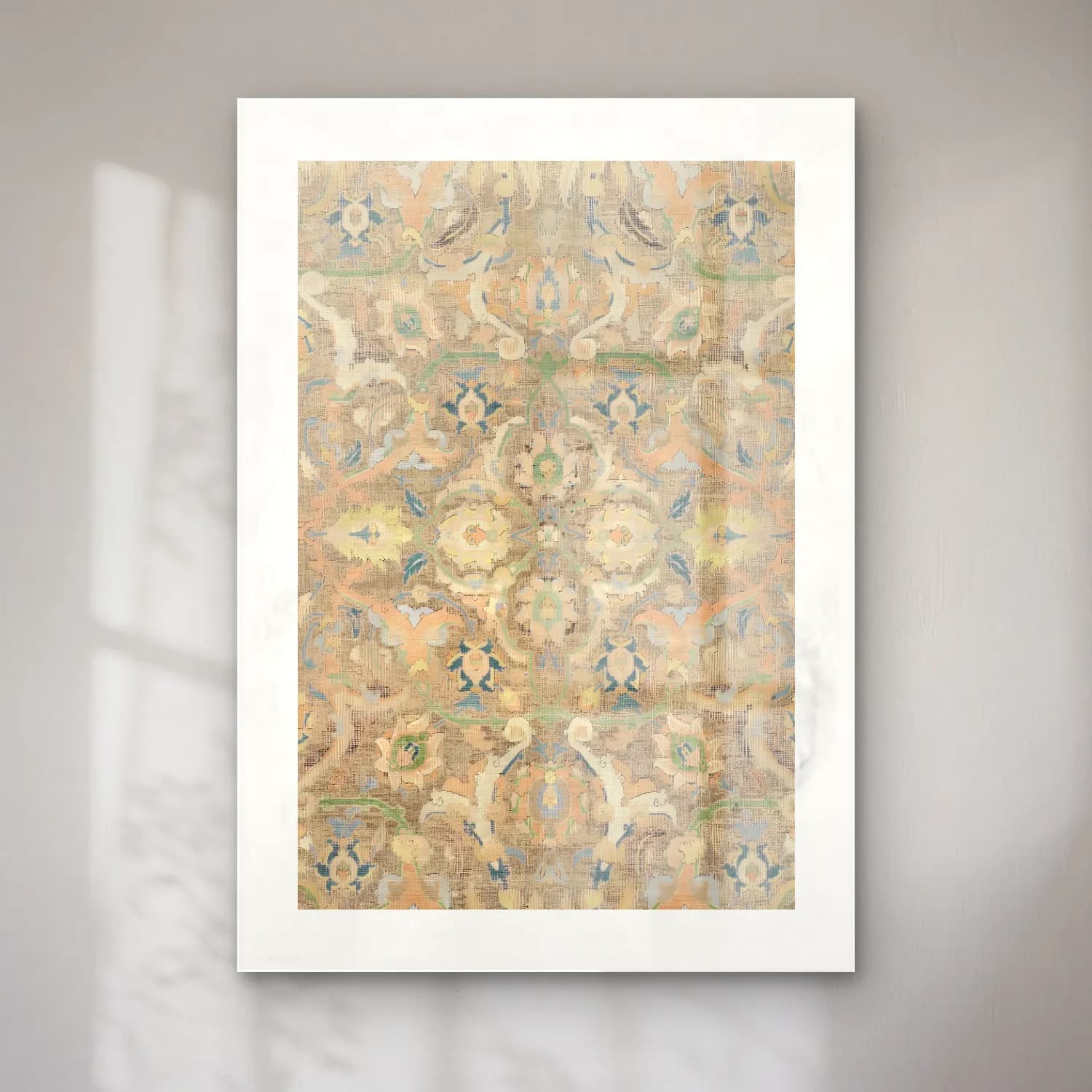 Boho Çiçek Deseni No. 115 cam tablo — Boho Çiçek Deseni No. 115 — boho çiçek deseni